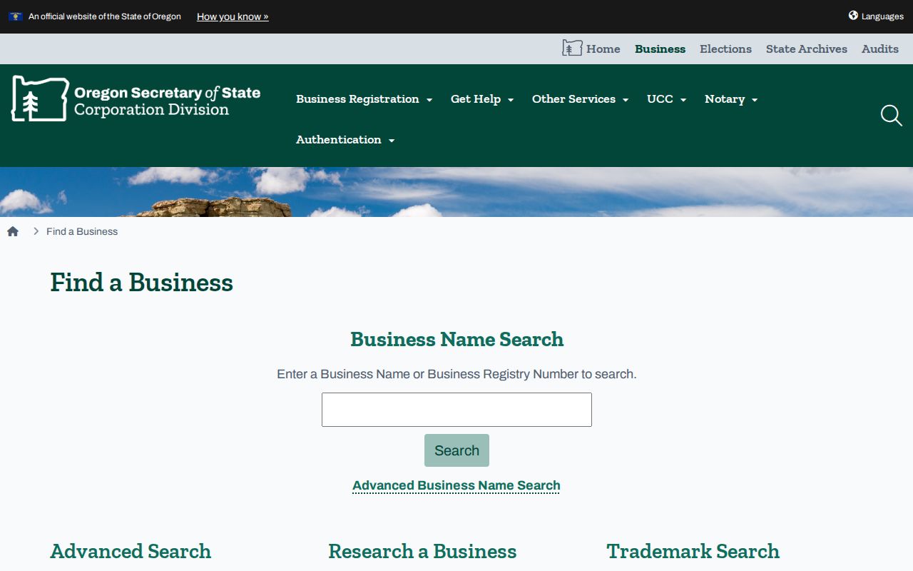 Lane County residents directory Oregon business registry search
